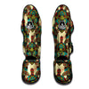 Turtle Tribal Sea Print Pattern Muay Thai Shin Guards-grizzshop