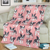 Tuxedo Bulldog Pattern Print Blanket-grizzshop