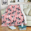 Tuxedo Bulldog Pattern Print Blanket-grizzshop