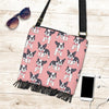 Tuxedo Bulldog Pattern Print Crossbody Bags-grizzshop