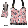 Tuxedo Bulldog Pattern Print Crossbody Bags-grizzshop