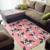 Tuxedo Bulldog Pattern Print Floor Mat-grizzshop