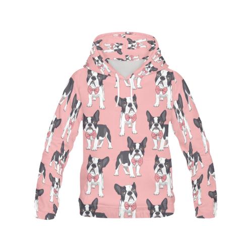 Tuxedo Bulldog Pattern Print Men Pullover Hoodie-grizzshop