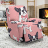 Tuxedo Bulldog Pattern Print Recliner Cover-grizzshop