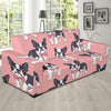 Tuxedo Bulldog Pattern Print Sofa Covers-grizzshop