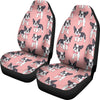 Tuxedo Bulldog Pattern Print Universal Fit Car Seat Cover-grizzshop