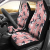 Tuxedo Bulldog Pattern Print Universal Fit Car Seat Cover-grizzshop