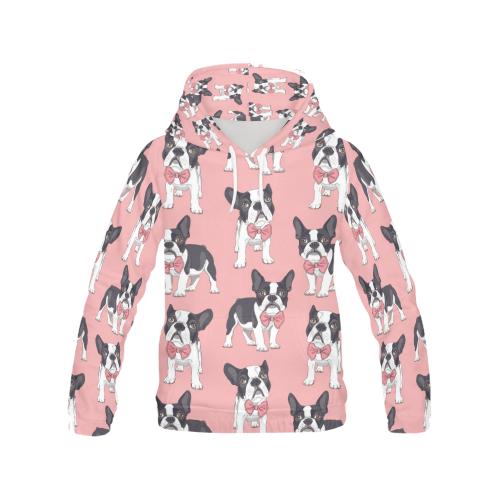 Tuxedo Bulldog Pattern Print Women Pullover Hoodie-grizzshop