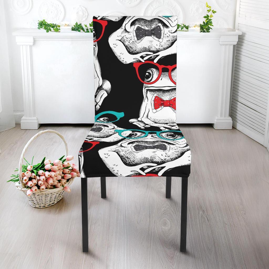 Tuxedo Frog Pattern Print Chair Cover-grizzshop