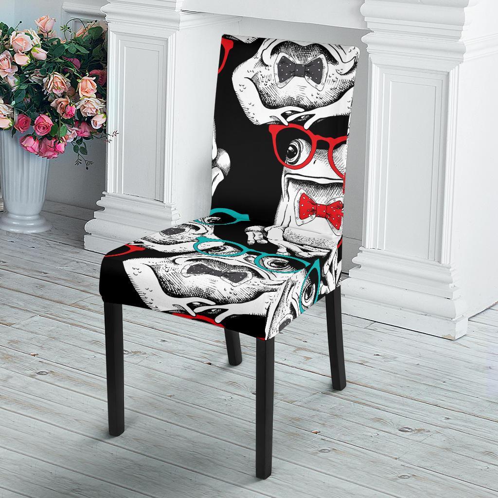 Tuxedo Frog Pattern Print Chair Cover-grizzshop