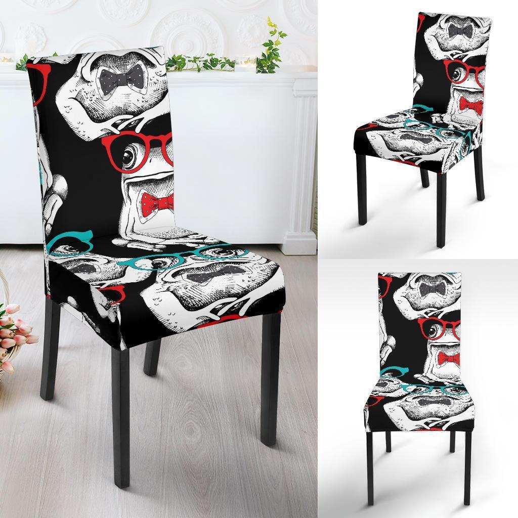 Tuxedo Frog Pattern Print Chair Cover-grizzshop