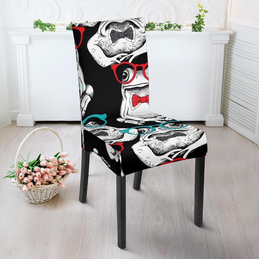 Tuxedo Frog Pattern Print Chair Cover-grizzshop