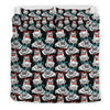 Tuxedo Frog Pattern Print Duvet Cover Bedding Set-grizzshop