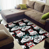 Tuxedo Frog Pattern Print Floor Mat-grizzshop