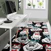 Tuxedo Frog Pattern Print Floor Mat-grizzshop