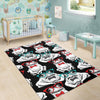 Tuxedo Frog Pattern Print Floor Mat-grizzshop