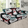Tuxedo Frog Pattern Print Sofa Covers-grizzshop