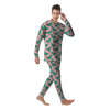 Tyrannosaurus Isometric Print Pattern Men's Pajamas-grizzshop