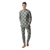 Tyrannosaurus Isometric Print Pattern Men's Pajamas-grizzshop