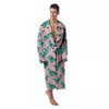 Tyrannosaurus Isometric Print Pattern Men's Robe-grizzshop