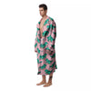 Tyrannosaurus Isometric Print Pattern Men's Robe-grizzshop