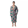 Tyrannosaurus Isometric Print Pattern Men's Robe-grizzshop