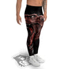 Tyrannosaurus Rex Head Print Men's Leggings-grizzshop