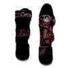 Tyrannosaurus Rex Head Print Muay Thai Shin Guards-grizzshop