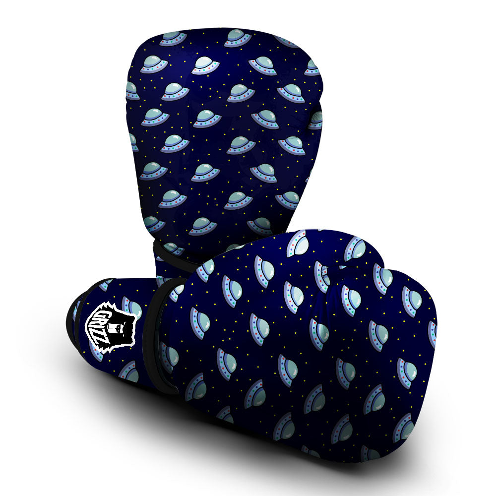 UFO Galaxy Print Pattern Boxing Gloves-grizzshop
