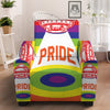 UFO LGBT Pride Rainbow Print Armchair Slipcover-grizzshop