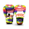 UFO LGBT Pride Rainbow Print Boxing Gloves-grizzshop