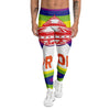 UFO LGBT Pride Rainbow Print Men's Leggings-grizzshop