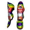 UFO LGBT Pride Rainbow Print Muay Thai Shin Guards-grizzshop