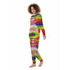 UFO LGBT Pride Rainbow Print Women's Pajamas-grizzshop