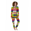 UFO LGBT Pride Rainbow Print Women's Pajamas-grizzshop