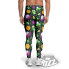 UFO Little Green Alien Print Pattern Men's Leggings-grizzshop