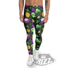 UFO Little Green Alien Print Pattern Men's Leggings-grizzshop