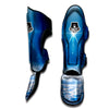 UFO On Planet Earth Print Muay Thai Shin Guards-grizzshop