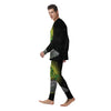 UFO Space Green Alien Print Men's Pajamas-grizzshop