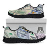 US Dollar Print Black Sneaker-grizzshop