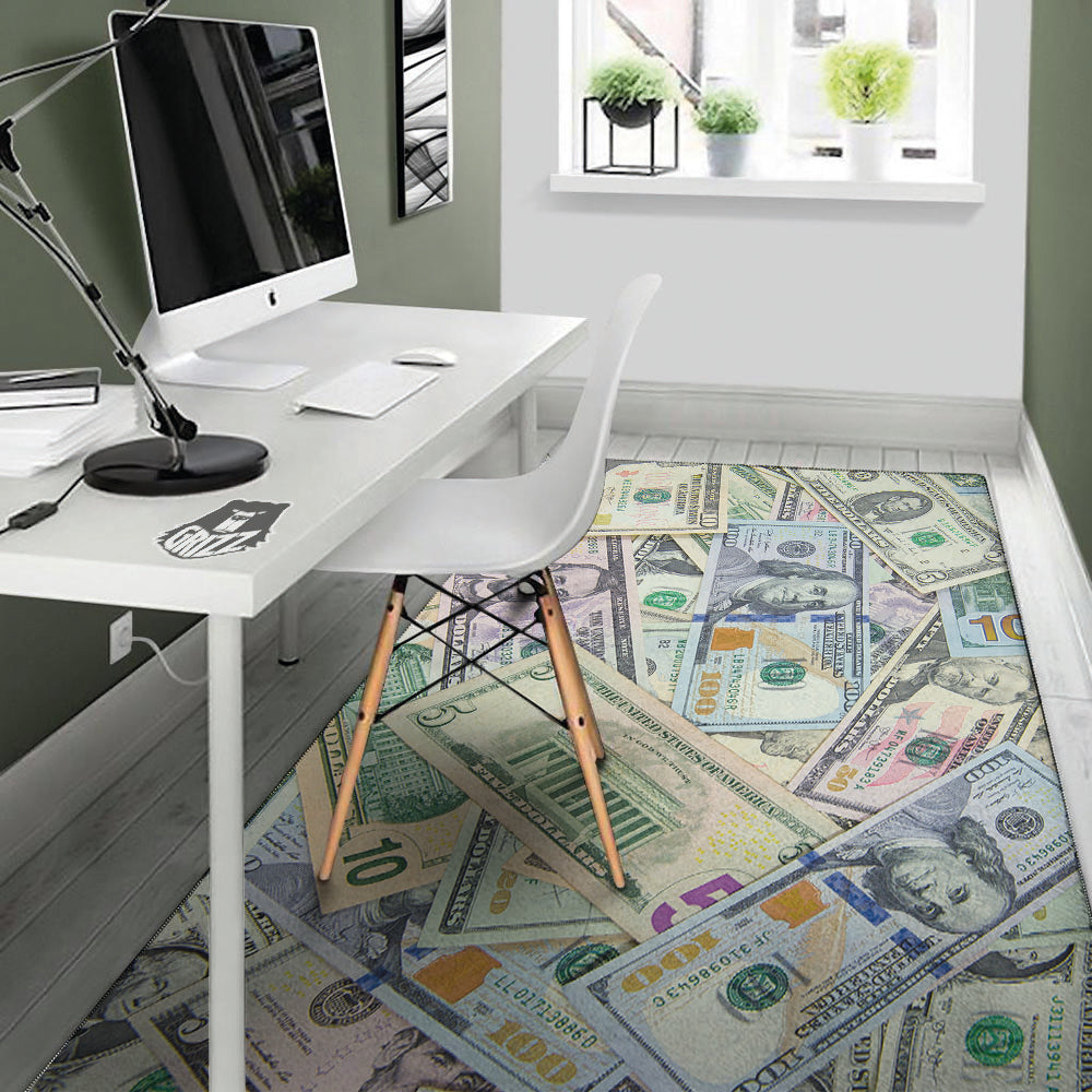 US Dollar Print Floor Mat-grizzshop