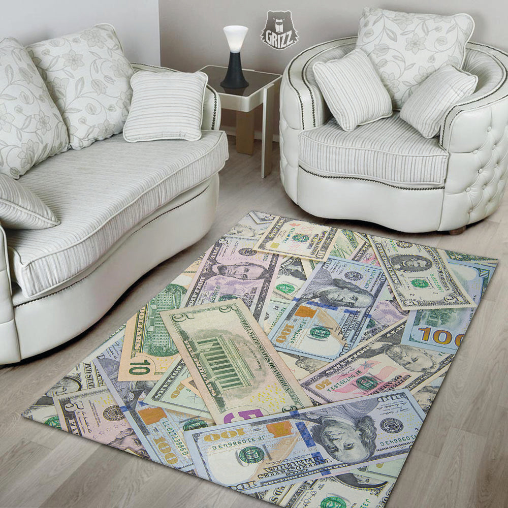 US Dollar Print Floor Mat-grizzshop