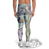 US Dollar Print Men's Leggings-grizzshop