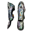 US Dollar Print Muay Thai Shin Guards-grizzshop