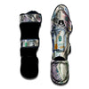 US Dollar Print Muay Thai Shin Guards-grizzshop