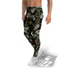 US Dollar Print Pattern Men's Leggings-grizzshop