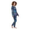 USA Denim Patchwork 4th of July Print Women's Pajamas-grizzshop