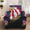 USA Eagle Patriotic Print Armchair Slipcover-grizzshop