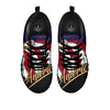 USA Eagle Patriotic Print Black Sneaker-grizzshop