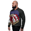 USA Eagle Patriotic Print Men's Bomber Jacket-grizzshop